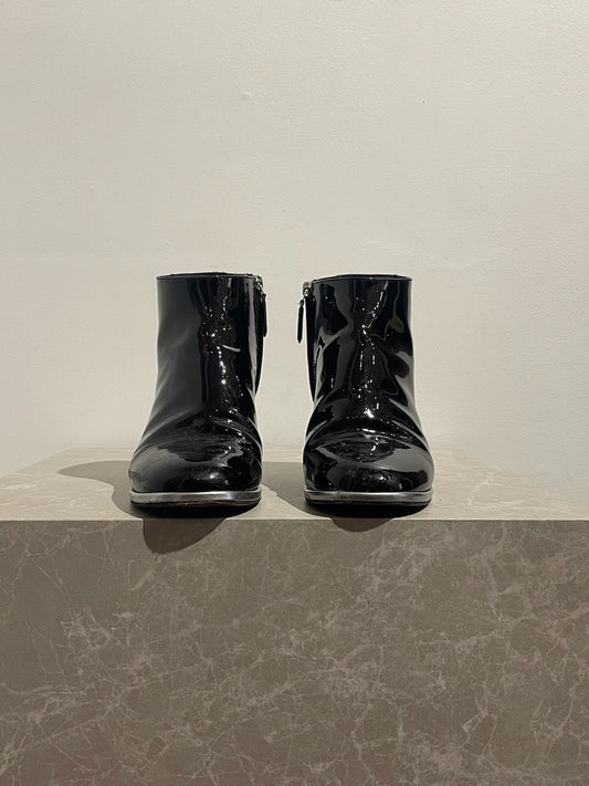 Bottines Chanel noires T.37,5