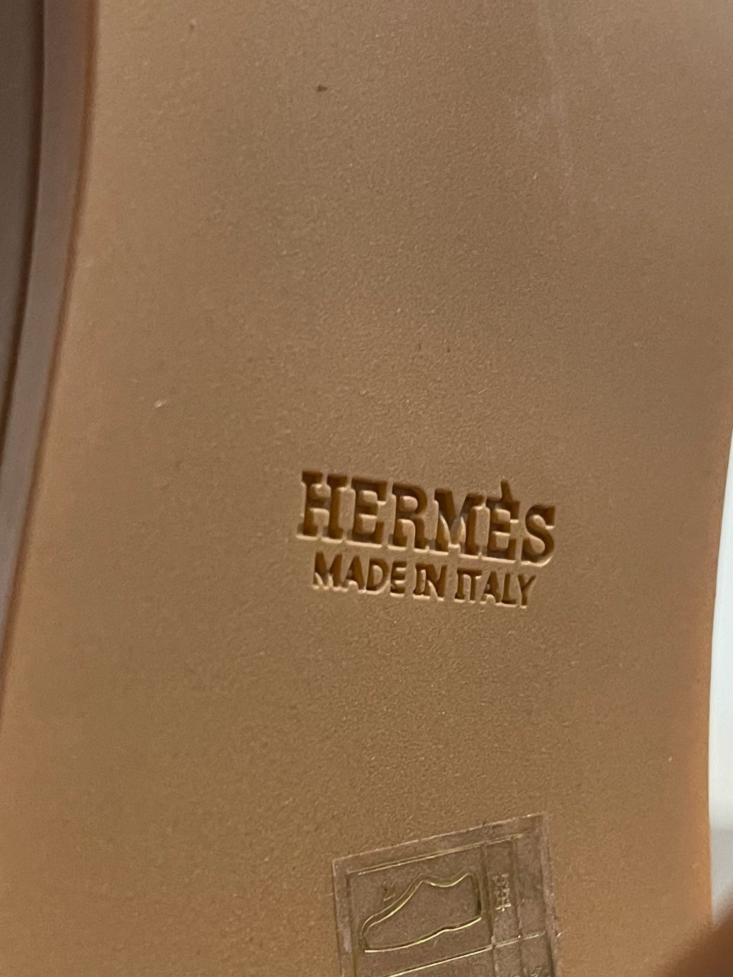 Bottines Hermès Vendale camel T.40