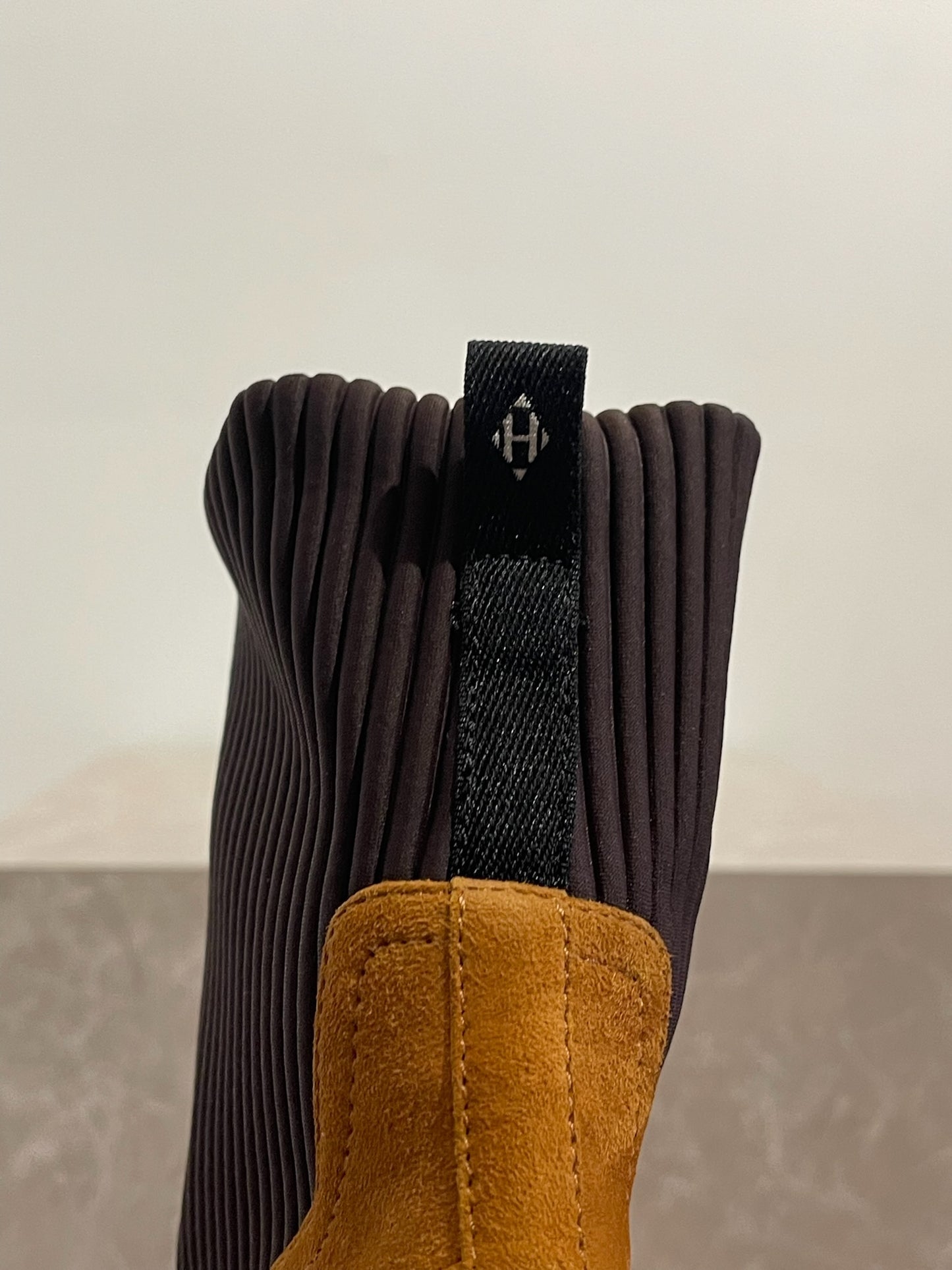 Bottines Hermès Vendale camel T.40