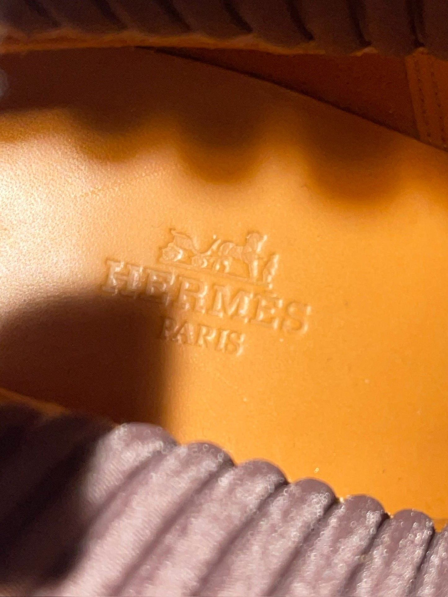 Bottines Hermès Vendale camel T.40