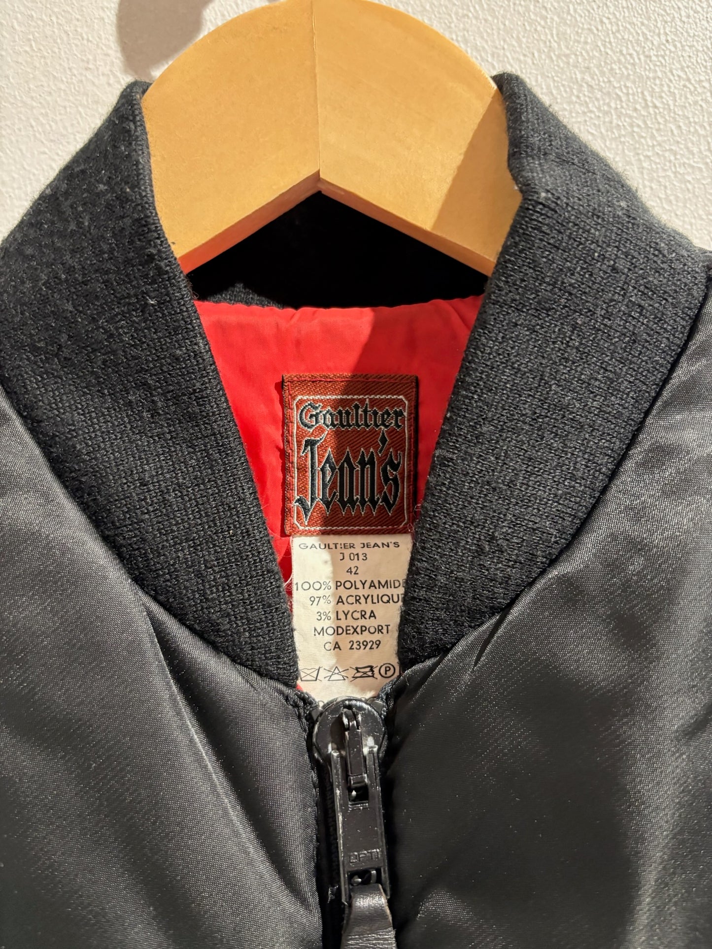 Veste Jean Paul Gauthier noire T.S/M