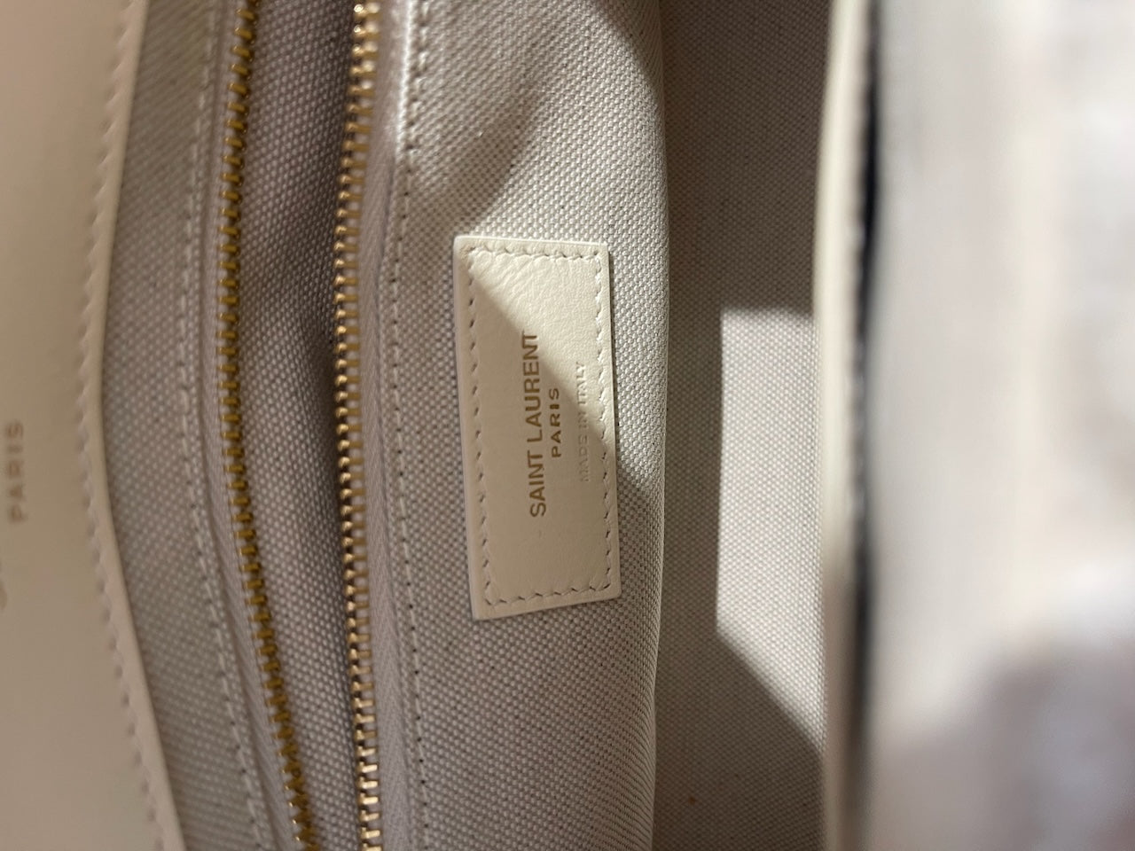 Sac Saint Laurent Jamie beige