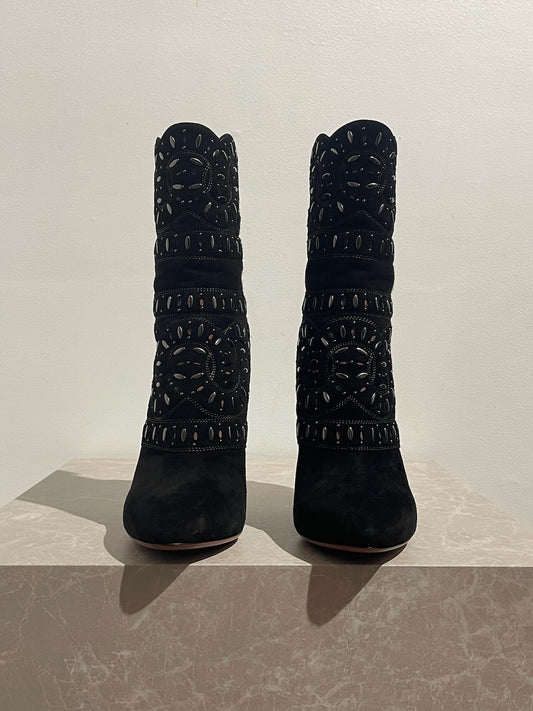 Bottines Alaia noires T.39