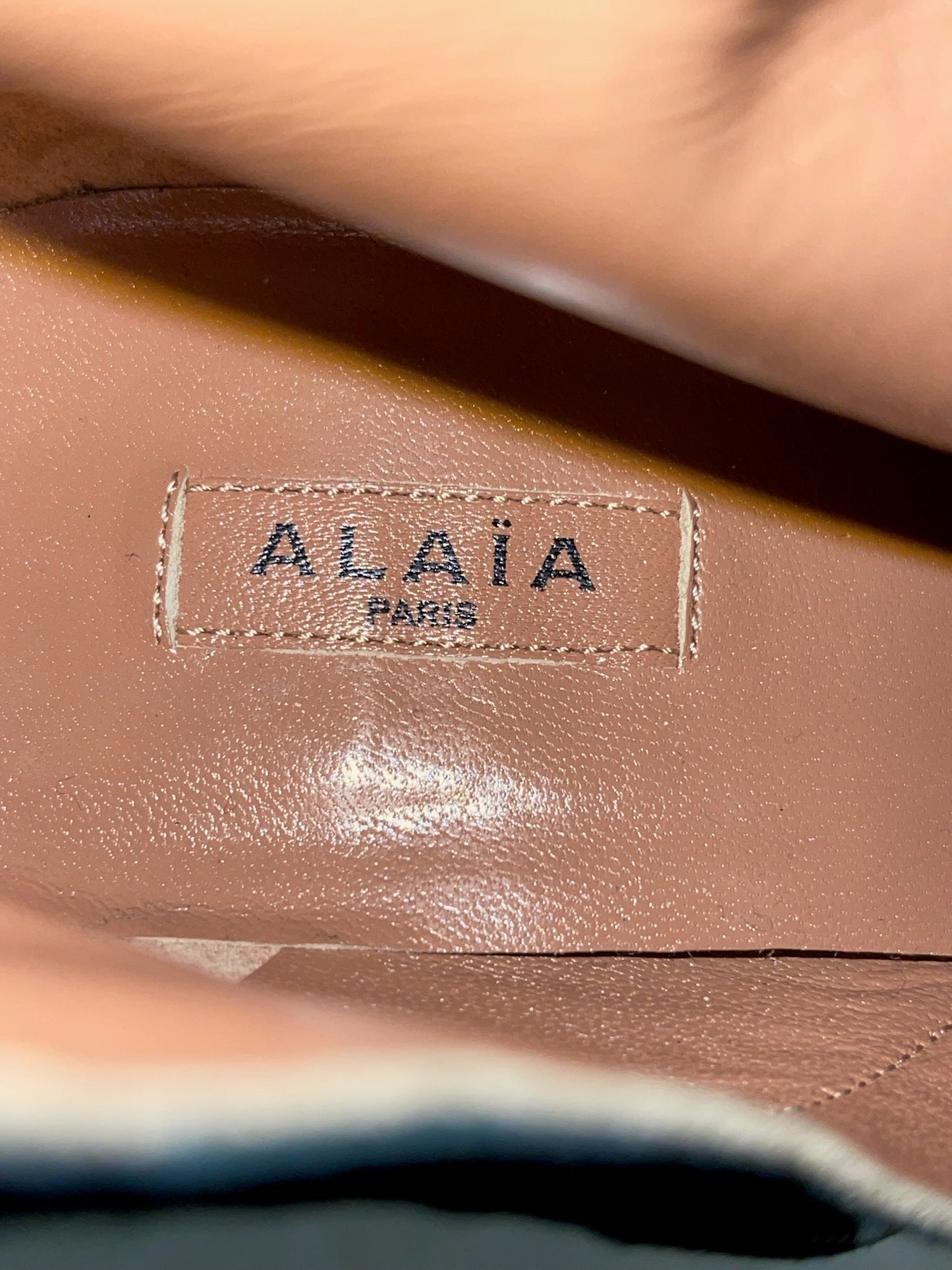 Bottines Alaia vertes T.38