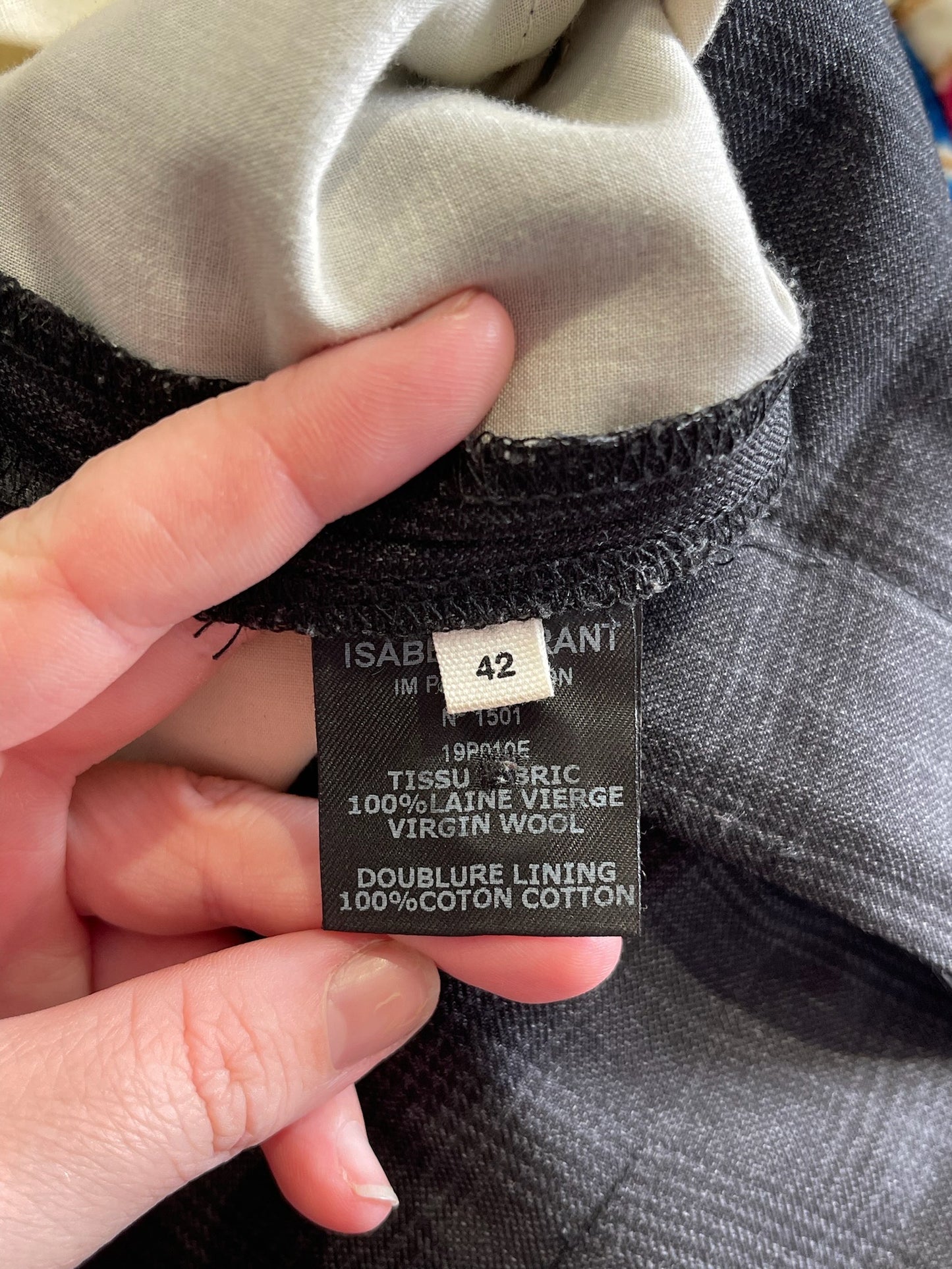 Pantalon Isabel Marant gris T.42
