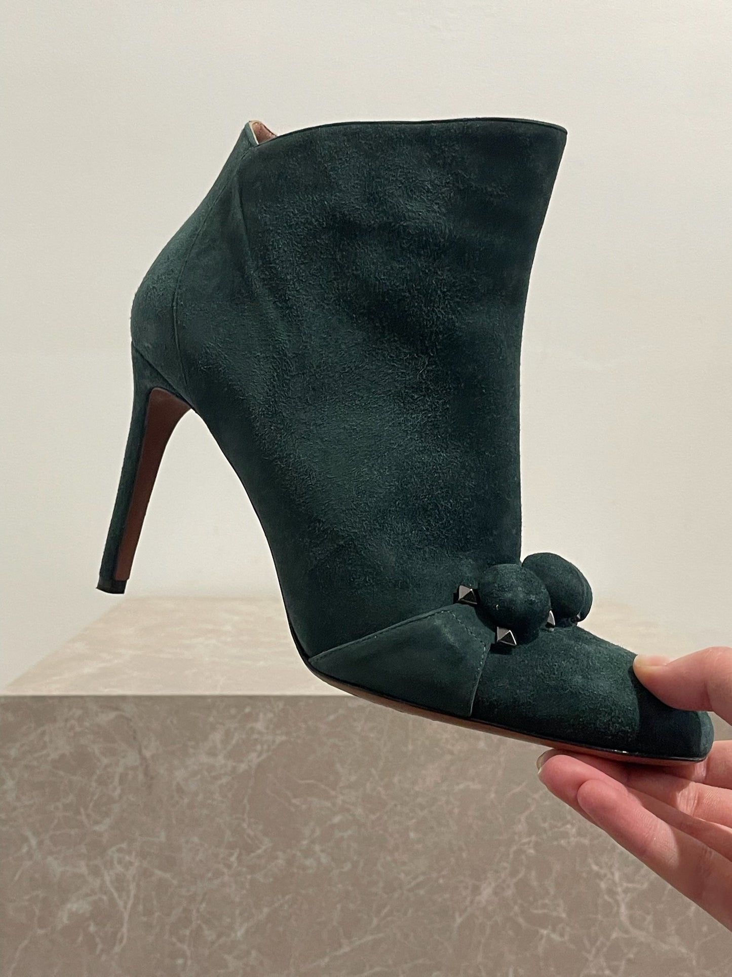 Bottines Alaia vertes T.38
