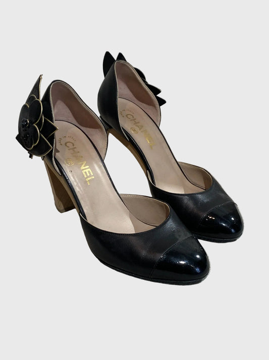 Escarpins Chanel noirs T.37,5