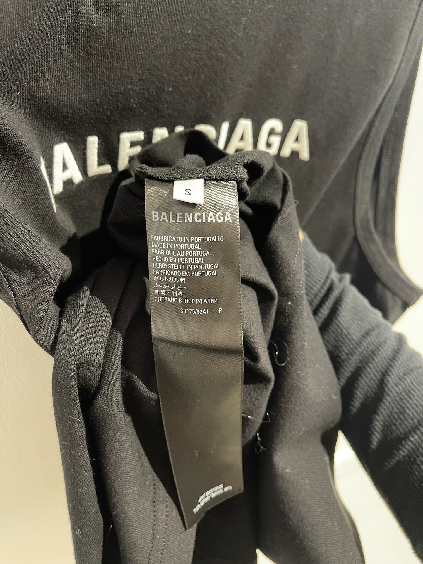 Débardeur Balenciaga noir T.S