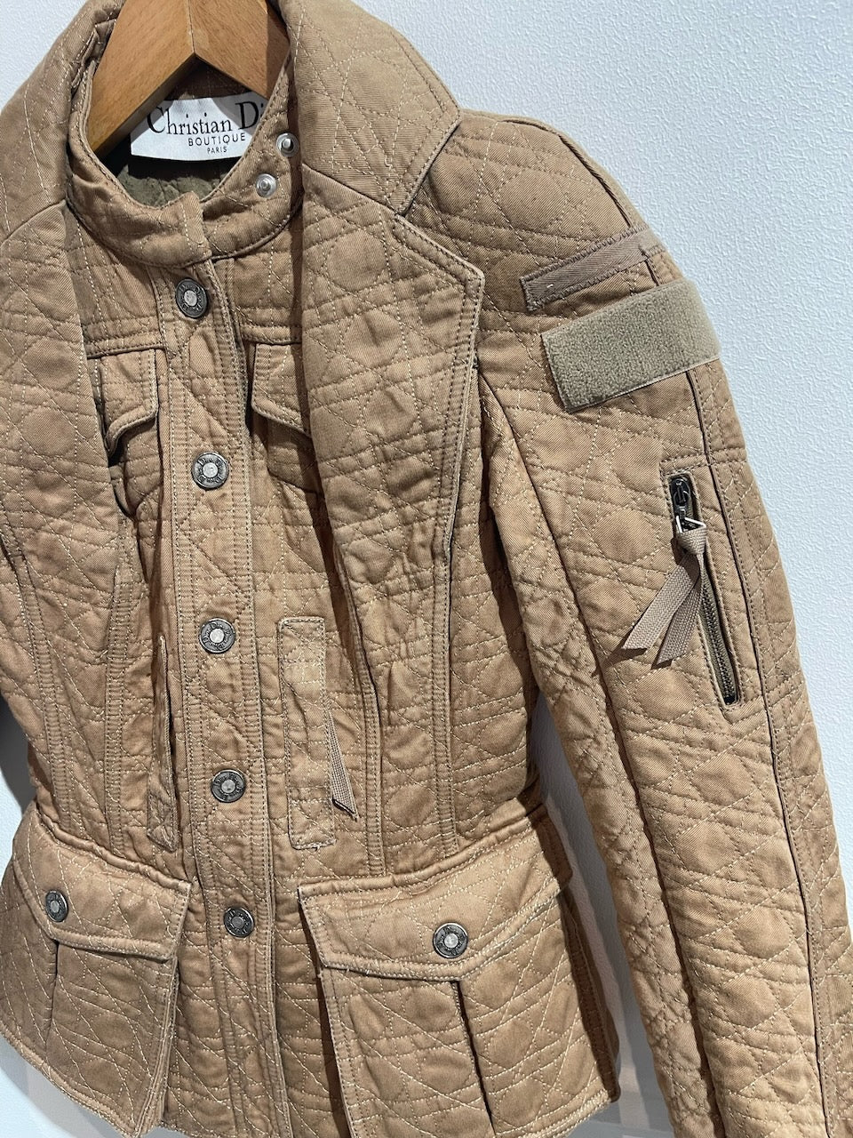 Veste Christian Dior beige Bar T.34