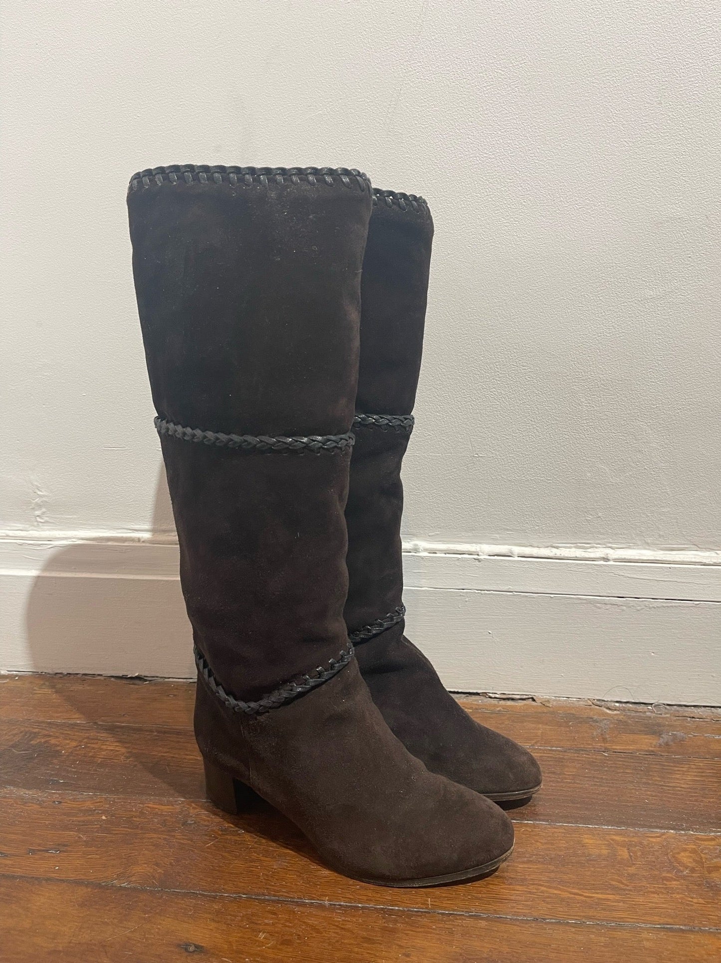 Bottes Christian Louboutin marron T.36,5