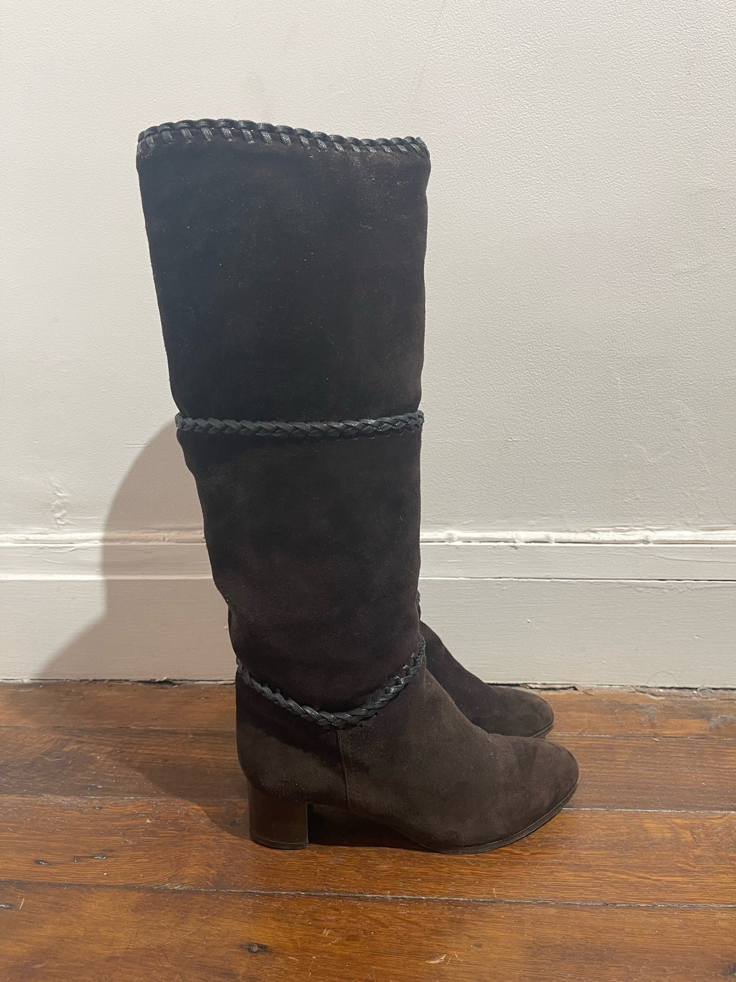Bottes Christian Louboutin marron T.36,5