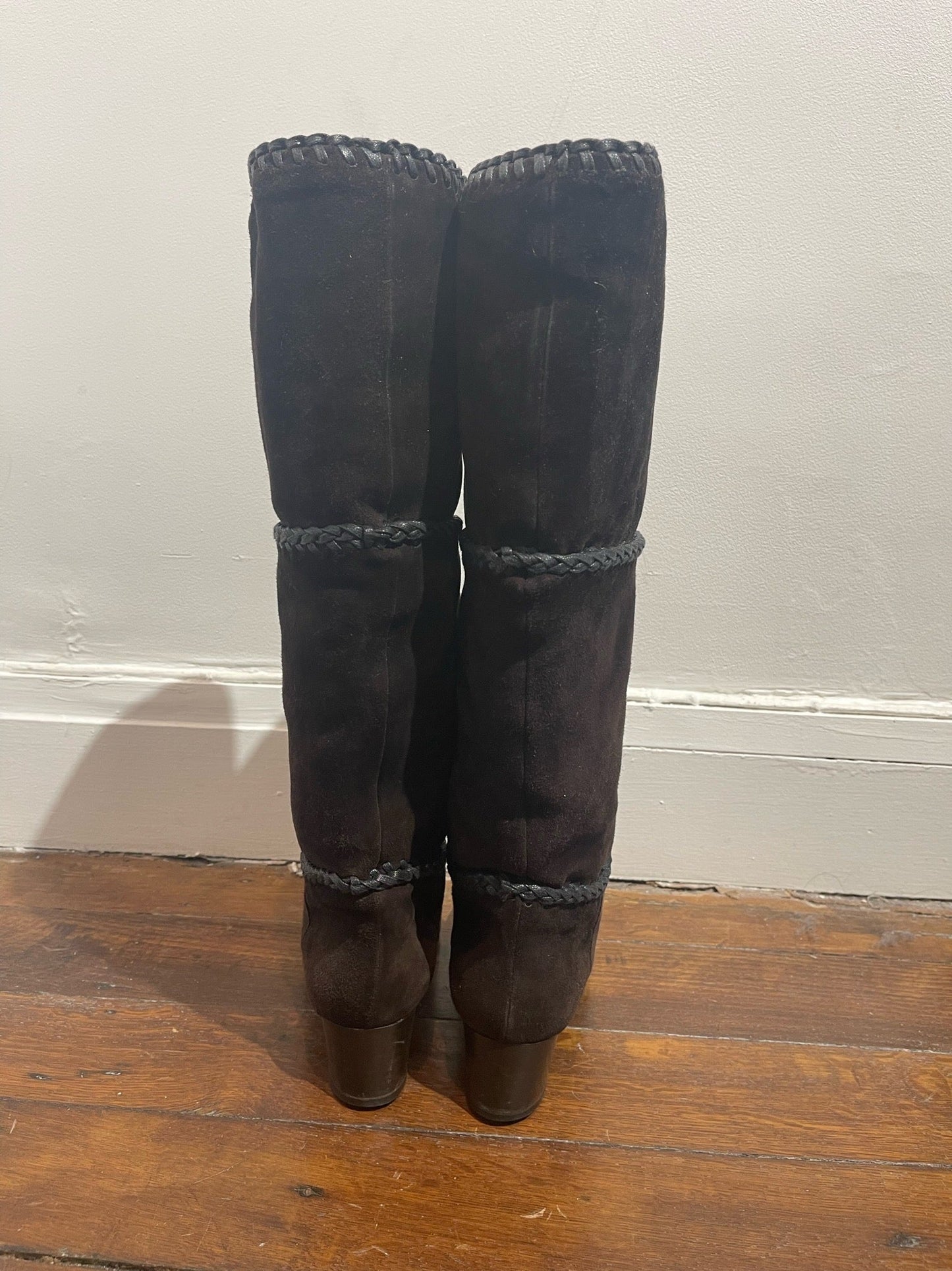 Bottes Christian Louboutin marron T.36,5