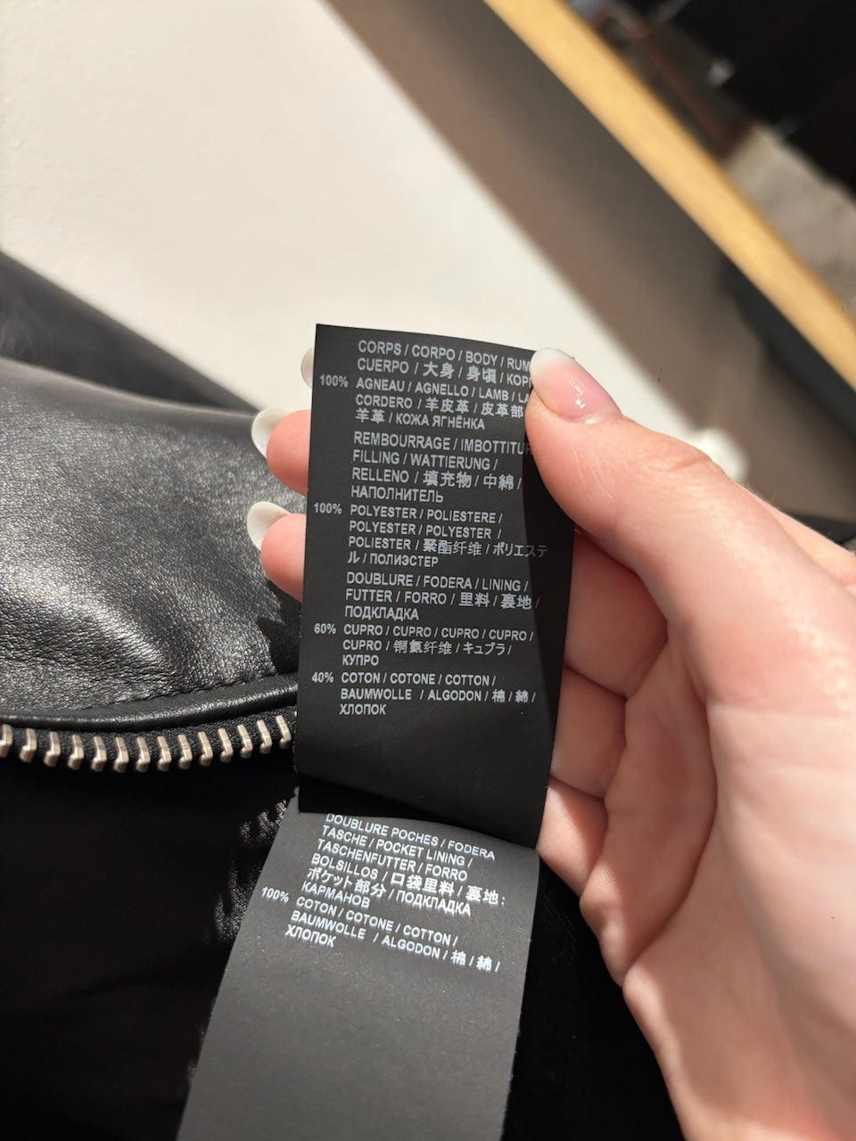 Perfecto Saint Laurent noir T.42