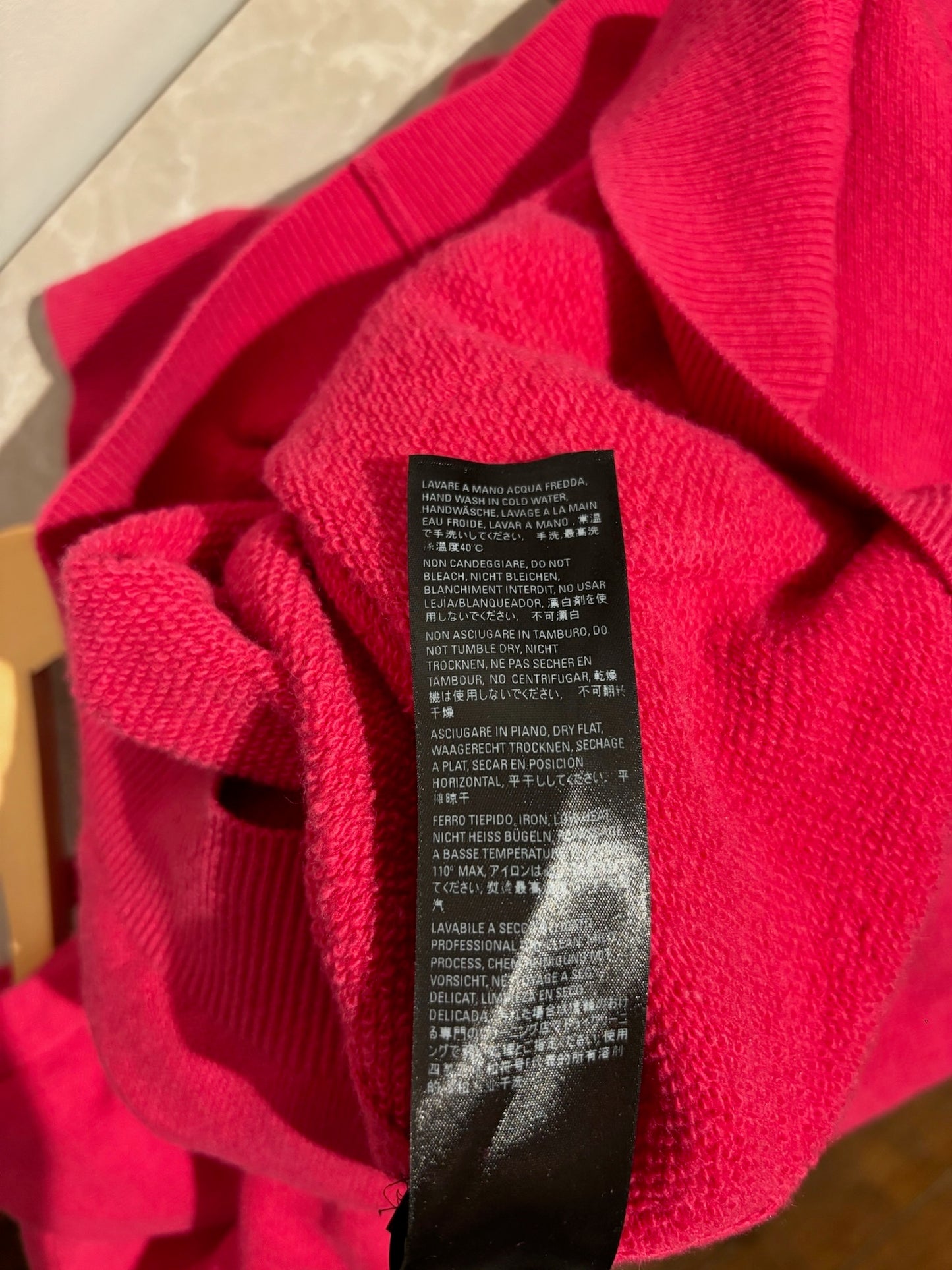Sweat Balenciaga rose T.L
