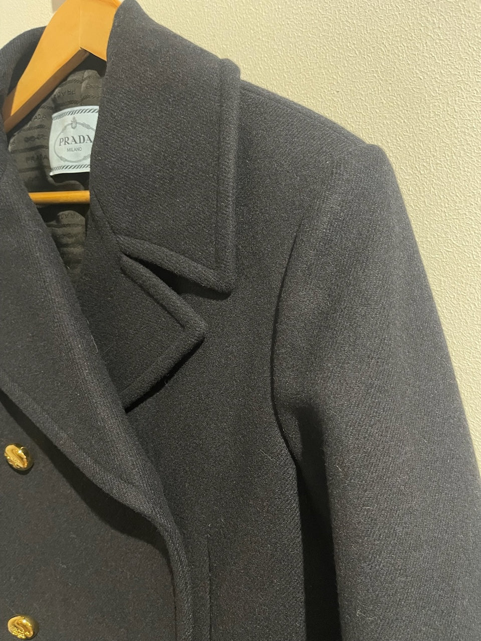 Caban Prada bleu marine T.38