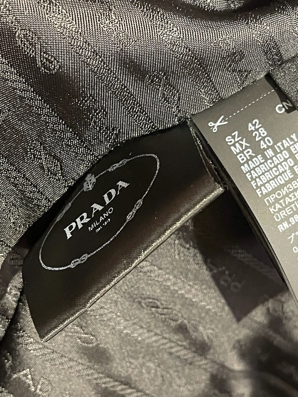 Caban Prada bleu marine T.38