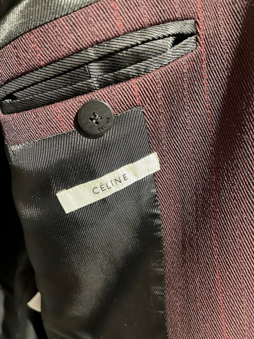 Blazer Celine bordeaux T.38