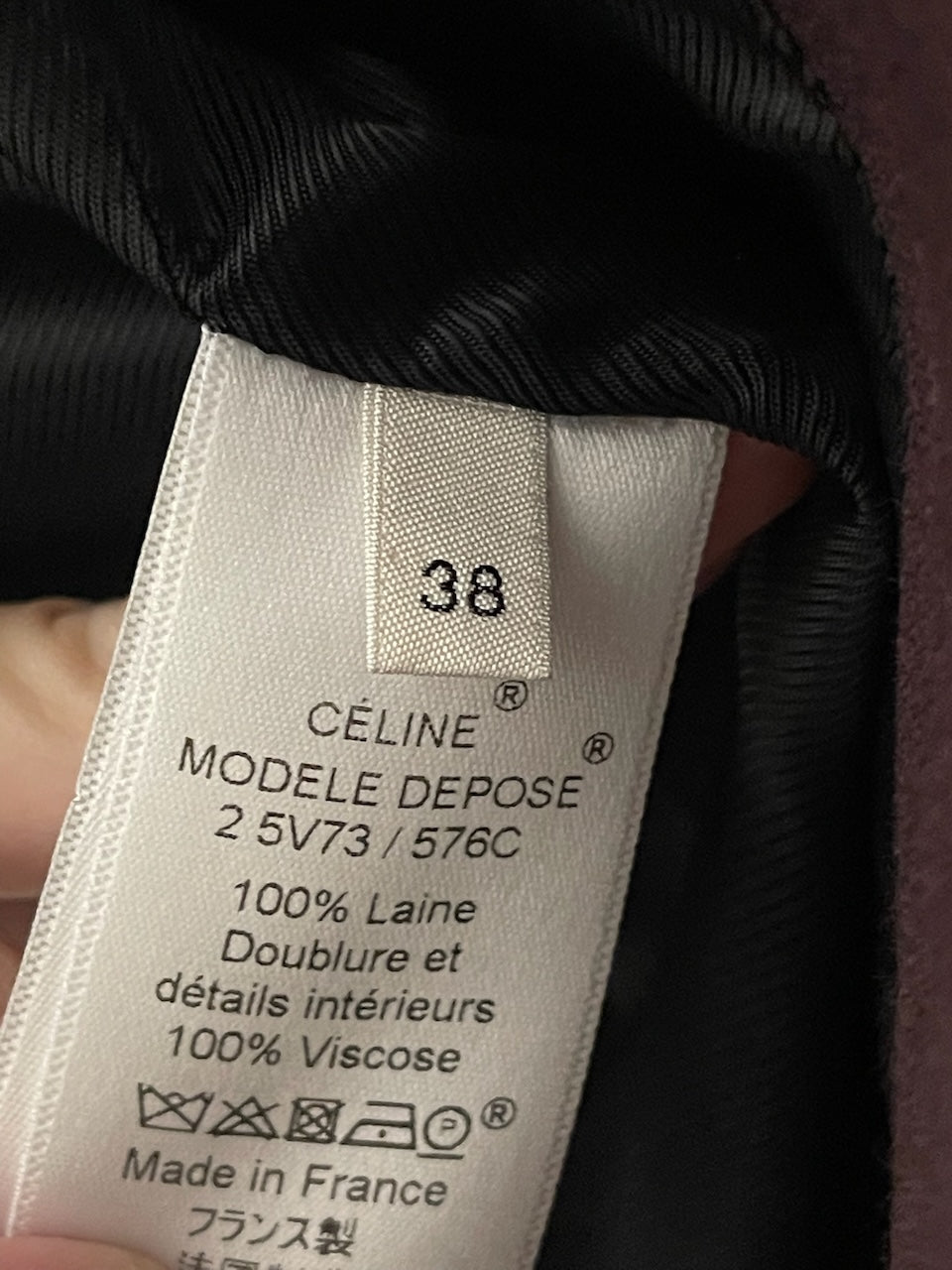 Blazer Celine bordeaux T.38