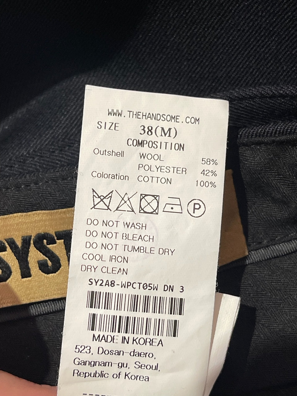 Pantalon System bleu marine T.38