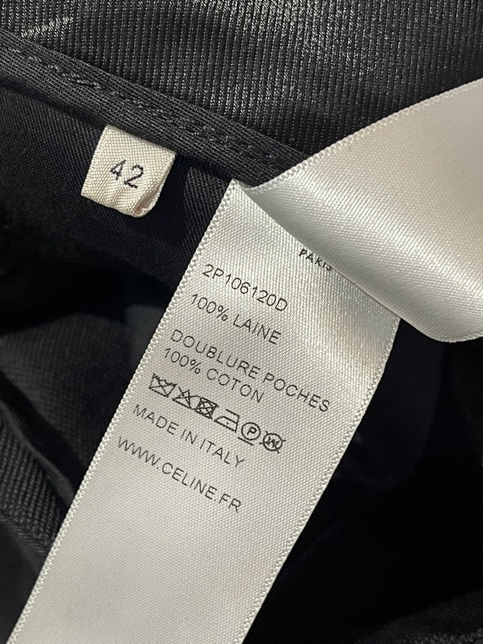 Pantalon Céline noir T.42