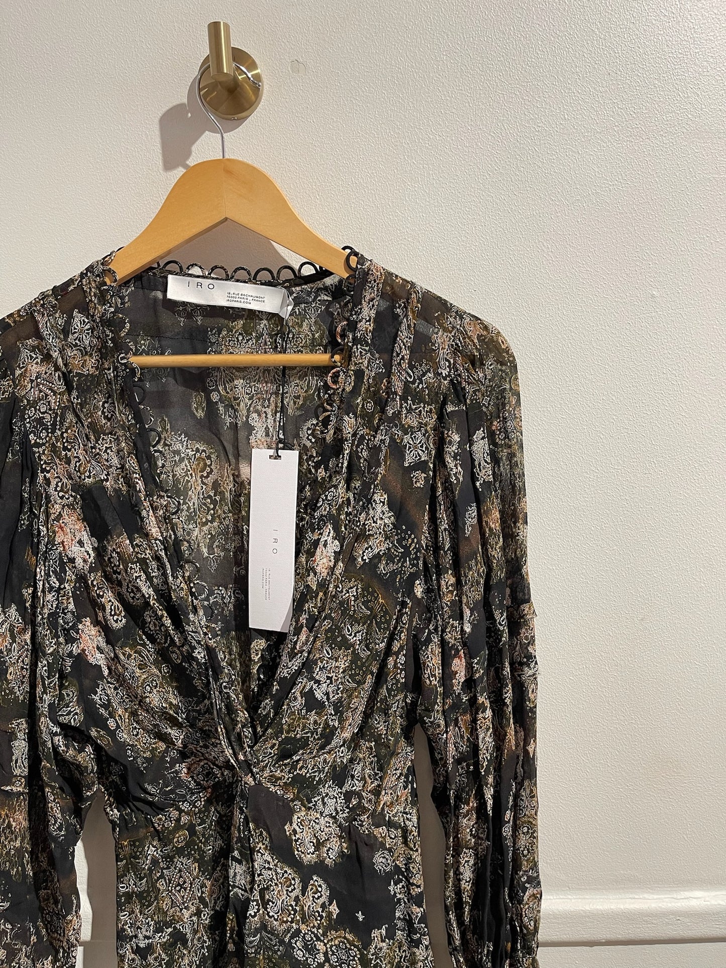 Robe Iro imprimée T.34 NEUVE