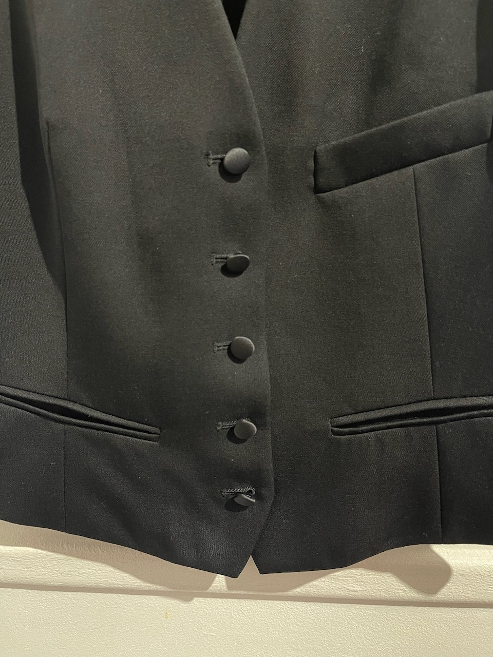 Gilet Yves Saint Laurent noir T.40