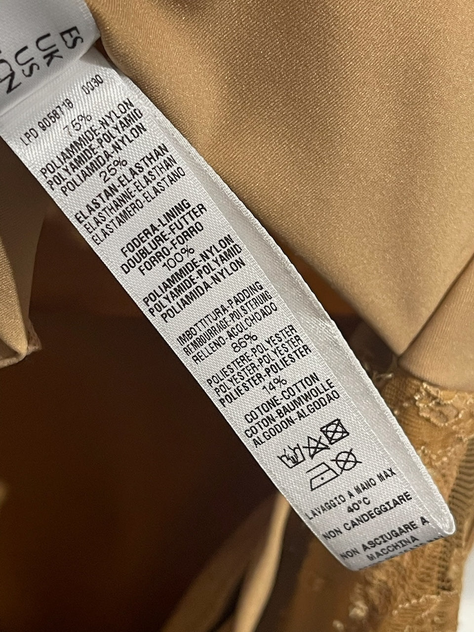 Corset La Perla beige T.2