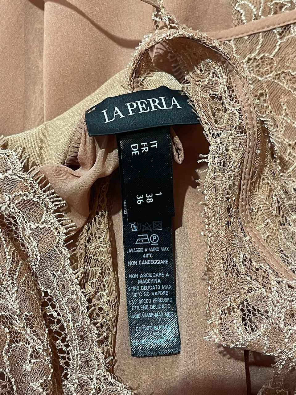 Nuisette La Perla rose T.38