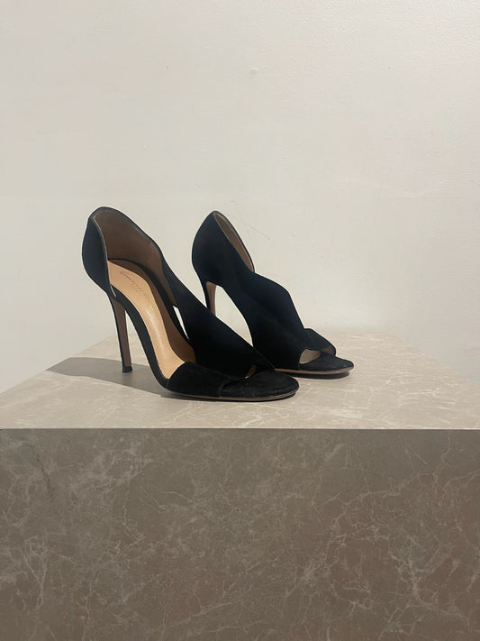 Sandales Gianvito Rossi noires T.37