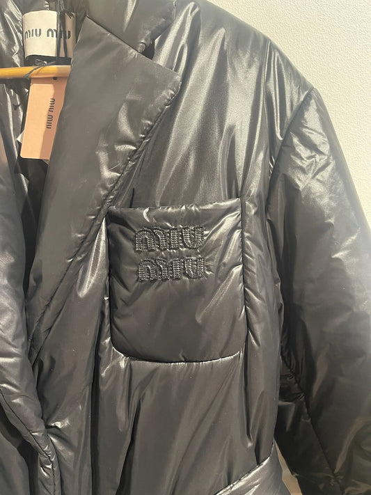 Doudoune Miu Miu noire T.38