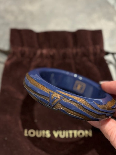 Bracelet Louis Vuitton bleu marine