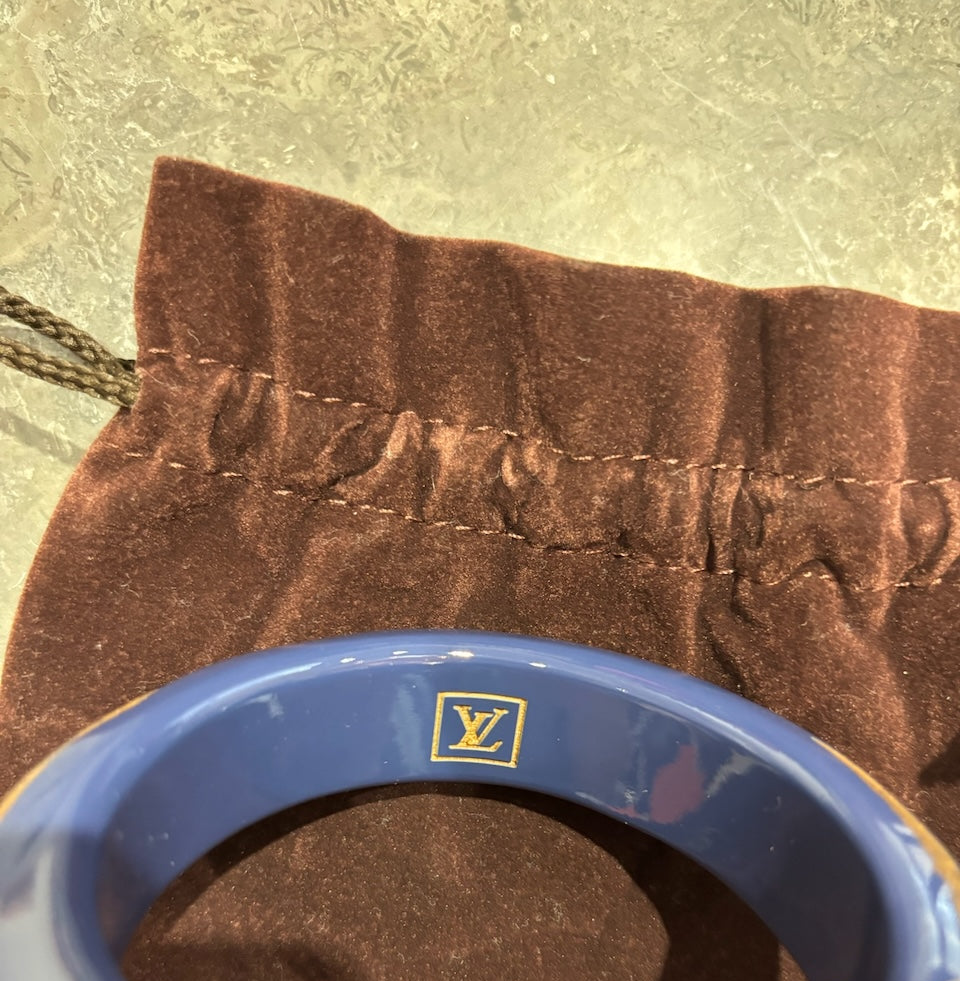 Bracelet Louis Vuitton bleu marine