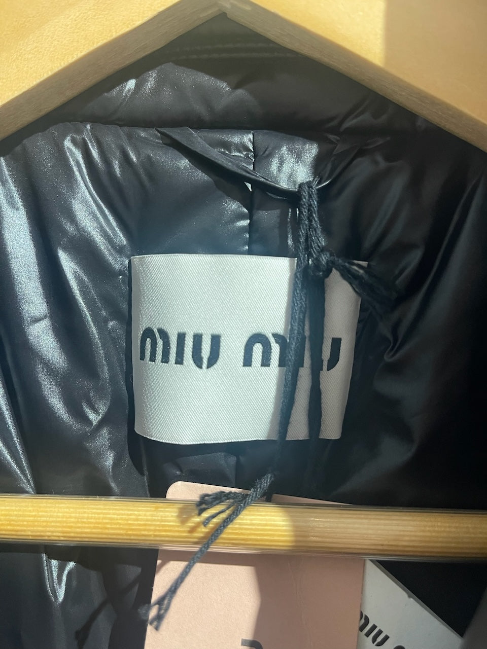 Doudoune Miu Miu noire T.38