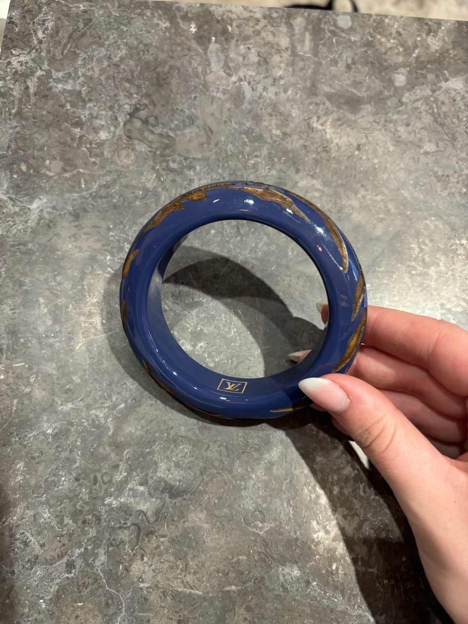 Bracelet Louis Vuitton bleu marine