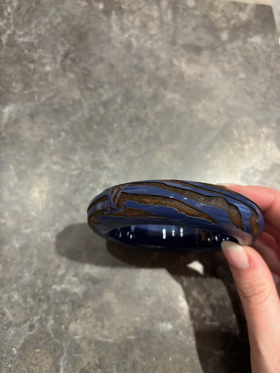 Bracelet Louis Vuitton bleu marine