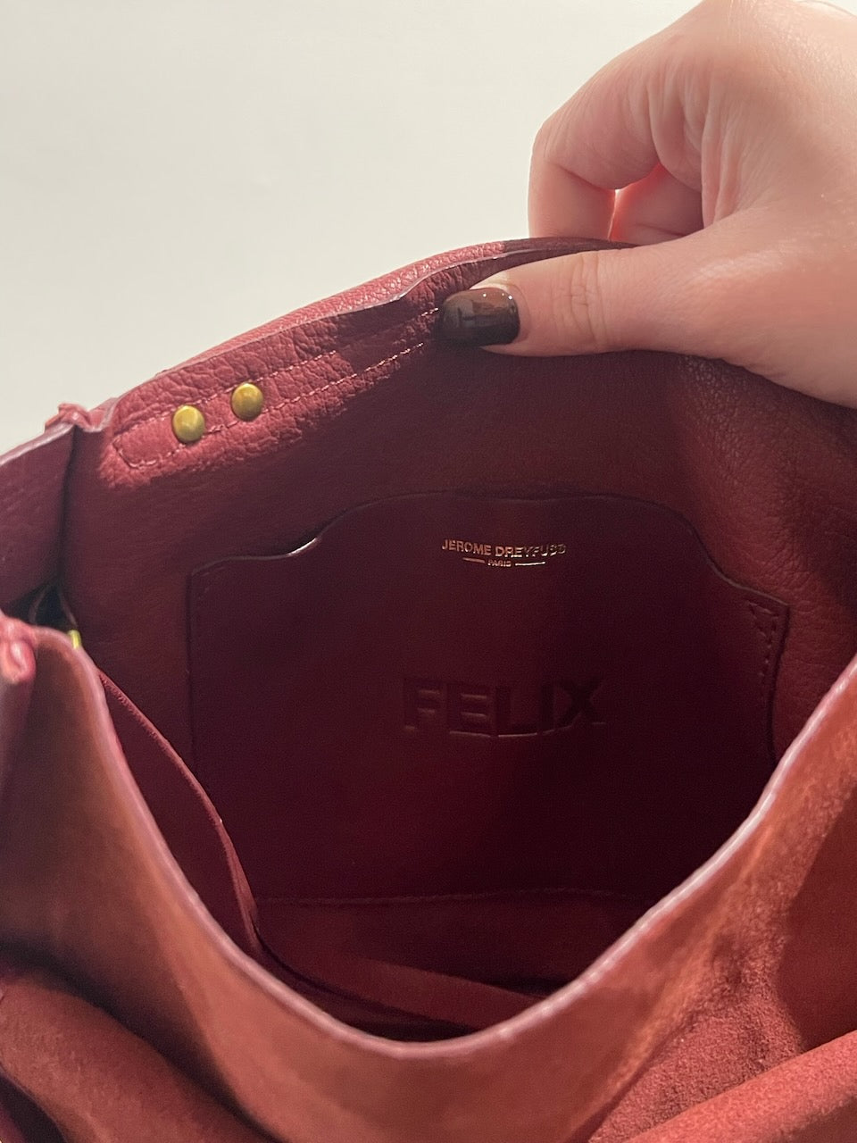 Sac Jérome Dreyfuss Felix rouge