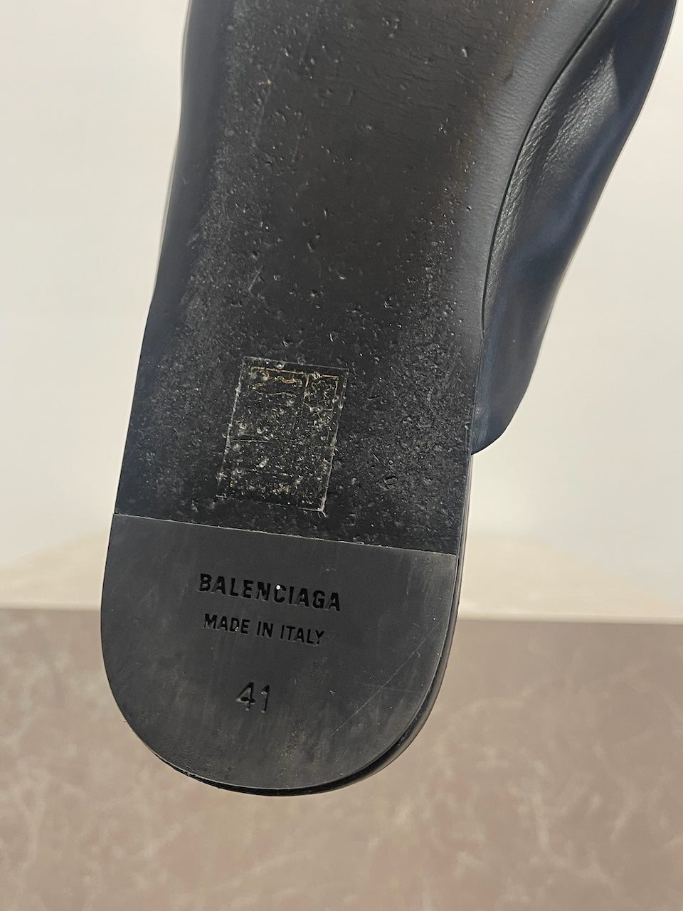 Mules Balenciaga noires T.41