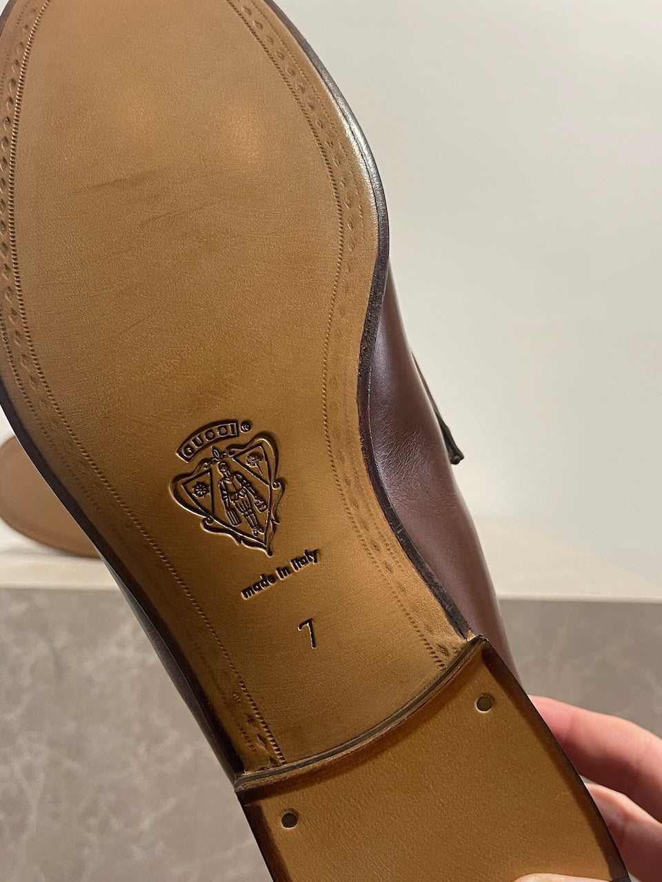 Mocassins Gucci marron T.41 IT