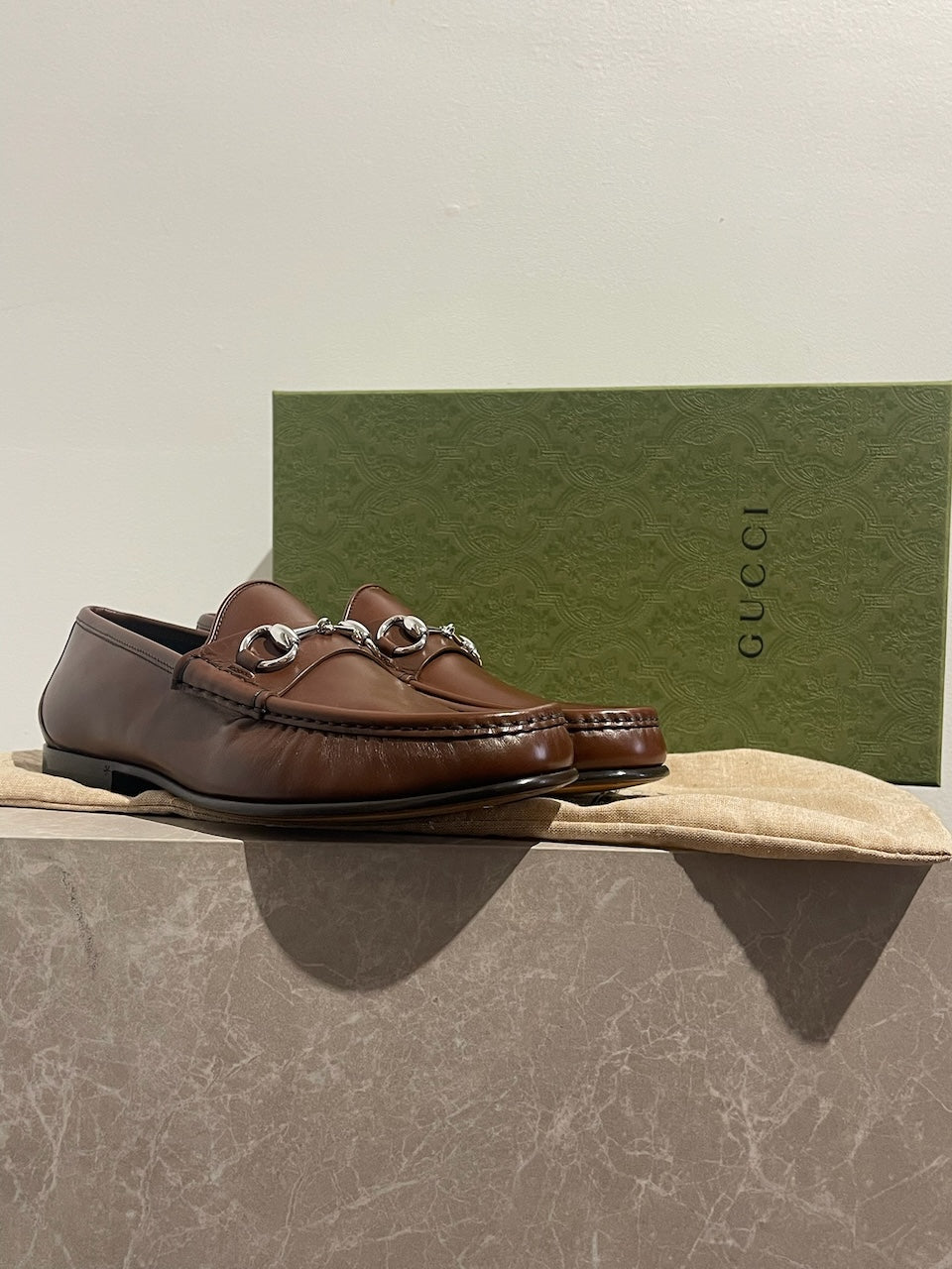 Mocassins Gucci marron T.41 IT