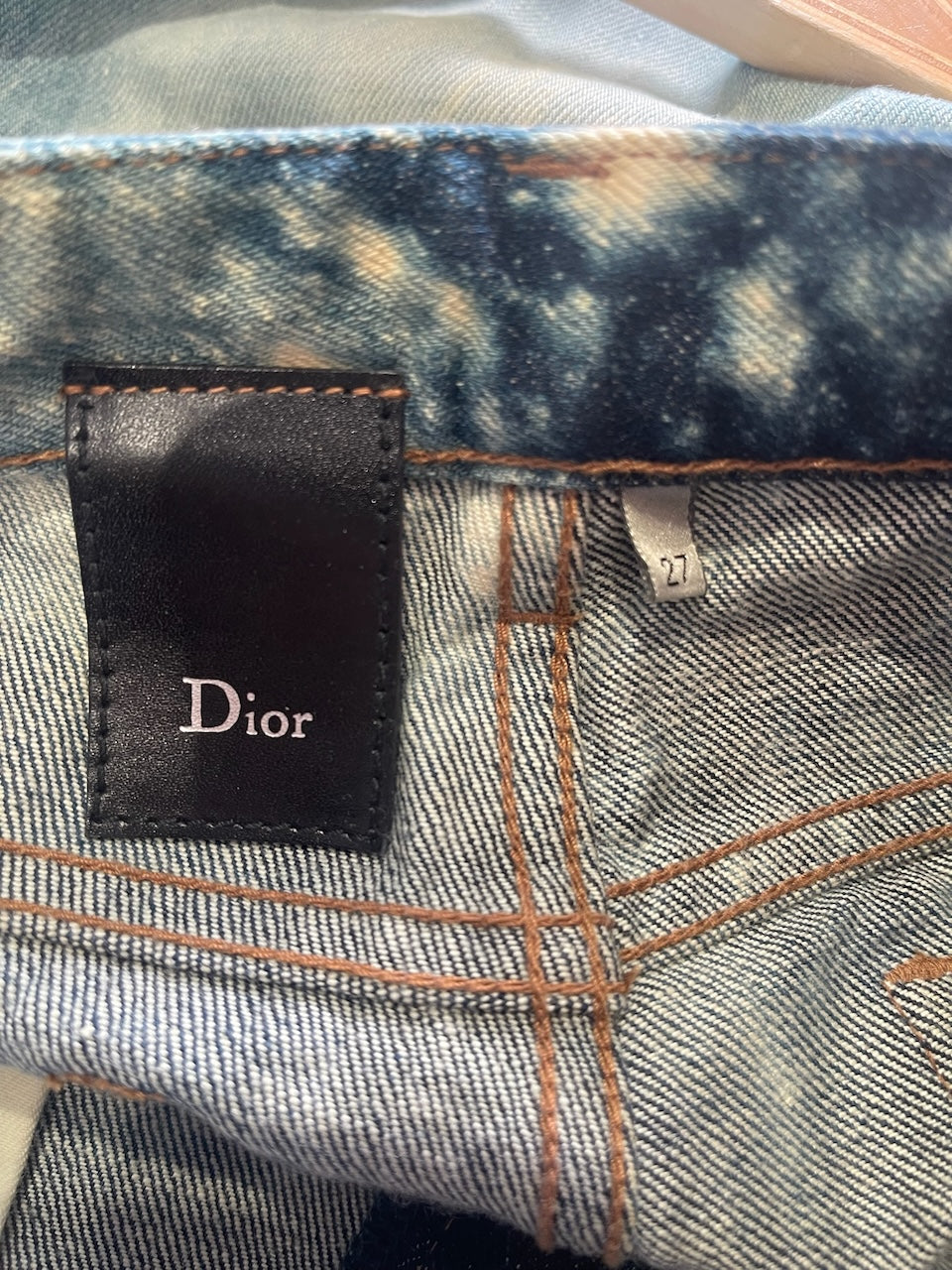 Jeans Dior tie & dye T.27