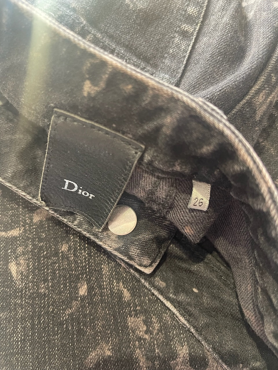 Jeans Dior noir T.26