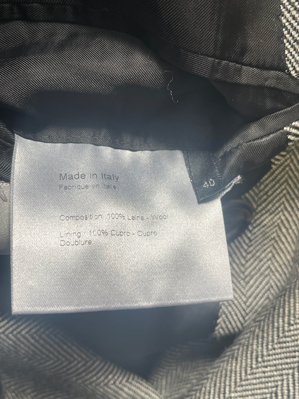 Manteau Dior gris T.36