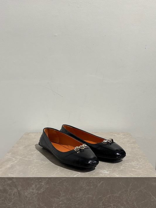 Ballerines Hermès noires T.37