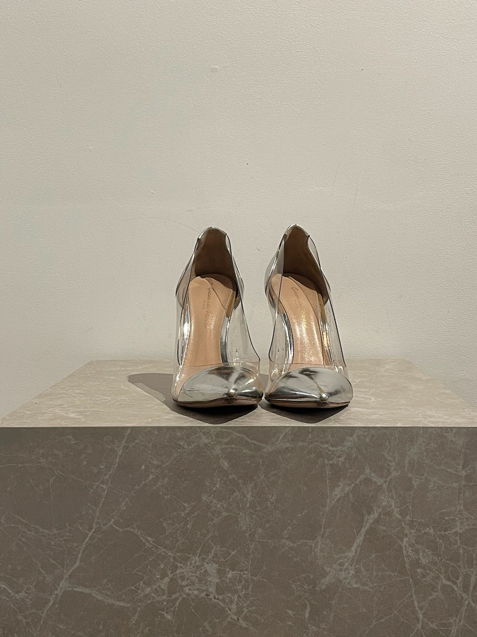 Escarpins Gianvito Rossi plexi T.38