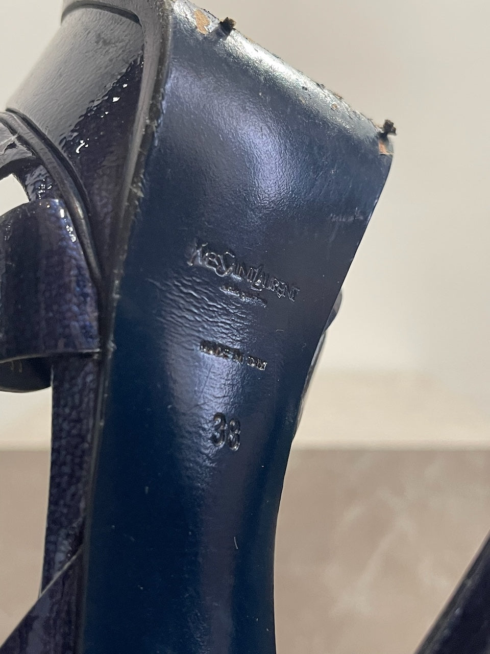 Sandales Saint Laurent Tribute T.38