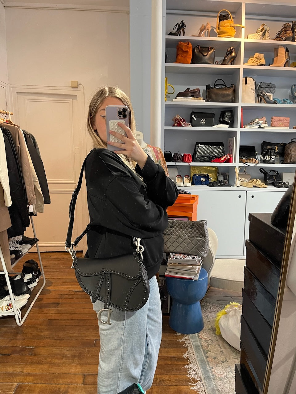 Sac Dior Saddle noir