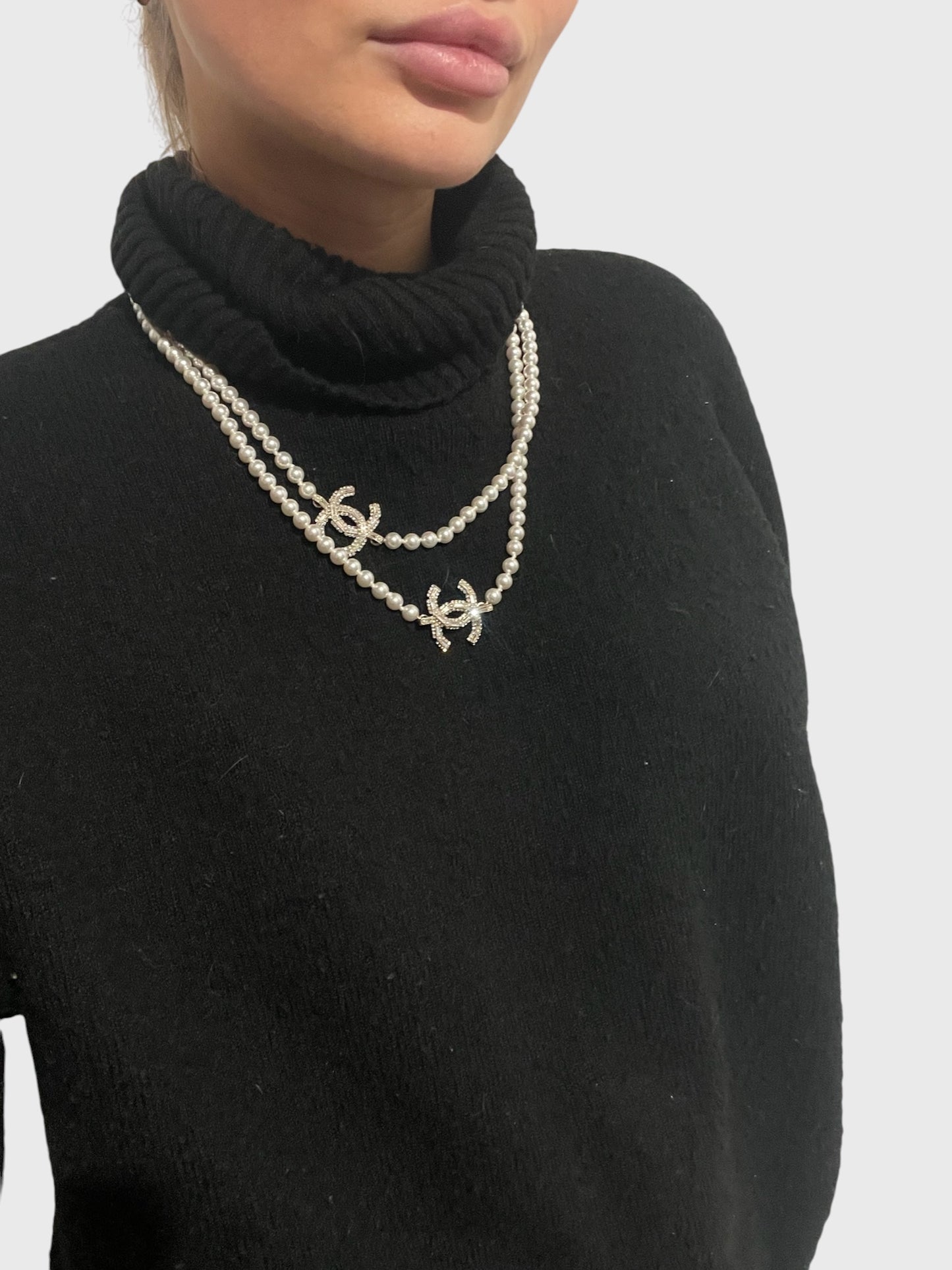 Sautoir Chanel Perles