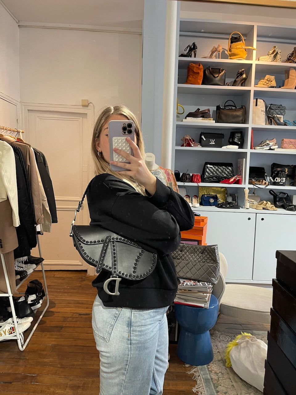 Sac Dior Saddle noir