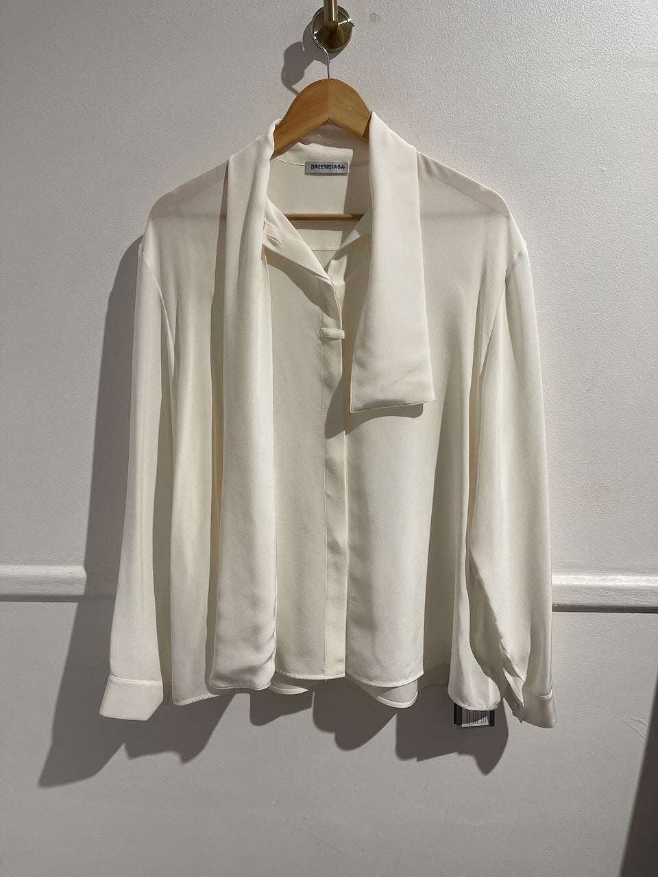 Chemisier Balenciaga écru T.40