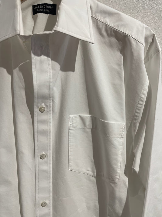 Chemise Balenciaga blanche T.40